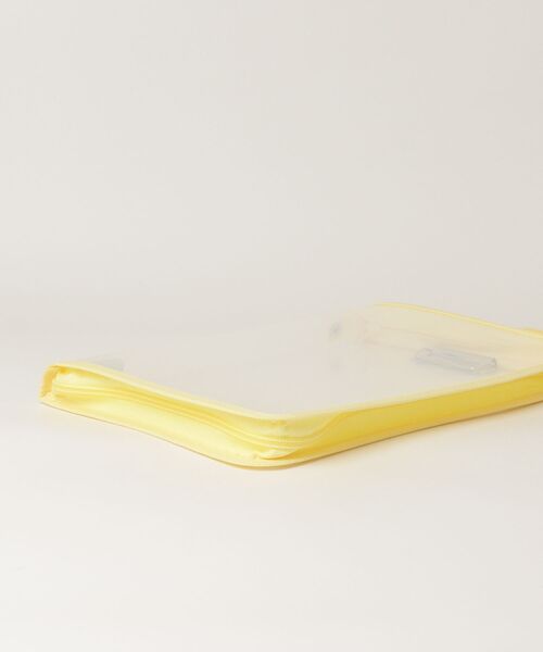 文房具 クリップ付き A4 ジッパー クリア ファイル : ZOZOTOWN Yahoo