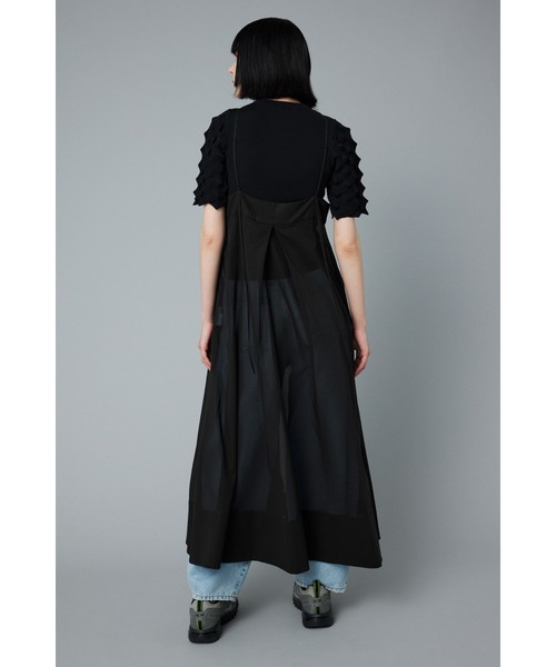 「HeRIN.CYE」 シャツワンピース FREE ブラック レディースの画像