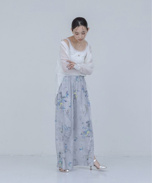 Eimee Law（エイミーロウ） ワイドパンツ パンツ バードボタニカル 