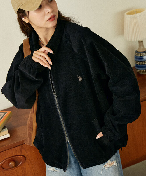「U.S. POLO ASSN.」 ブルゾン LARGE ブラウン メンズ_画像2