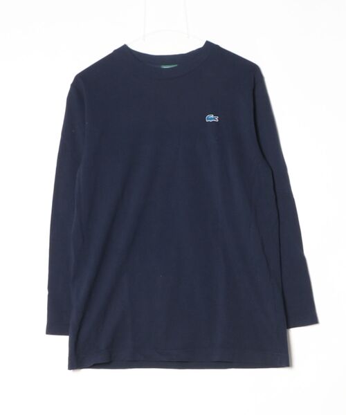 LACOSTE（ラコステ） 長袖Tシャツ MEDIUM ネイビー メンズ : ZOZOTOWN 
