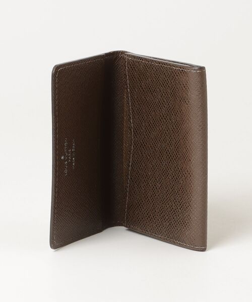 【極美品】ルイヴィトン　アンヴェロップカルトドゥジット　タイガ　ブラウン LOUIS VUITTON（ルイ・ヴィトン） タイガ アンヴェロップ・カルトドゥ