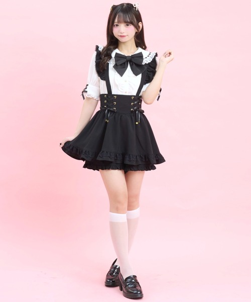 Secret Honey（シークレットハニー） ブラウス シャツ 夏 半袖 レース