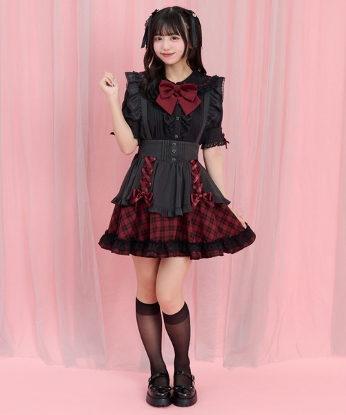 Secret Honey（シークレットハニー） ブラウス シャツ 夏 半袖 レース