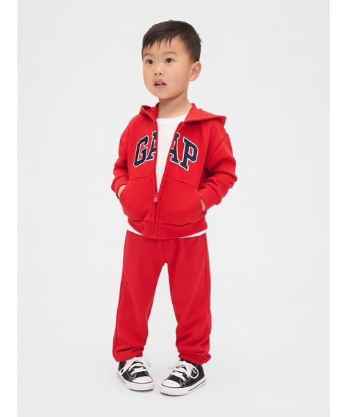 GAP（ギャップ） 「KIDS」ジップアップパーカー 110cm レッド キッズ