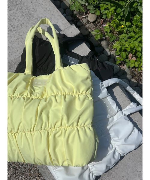 トートバッグ eco emmiロゴパデットトートバッグ レディースの画像
