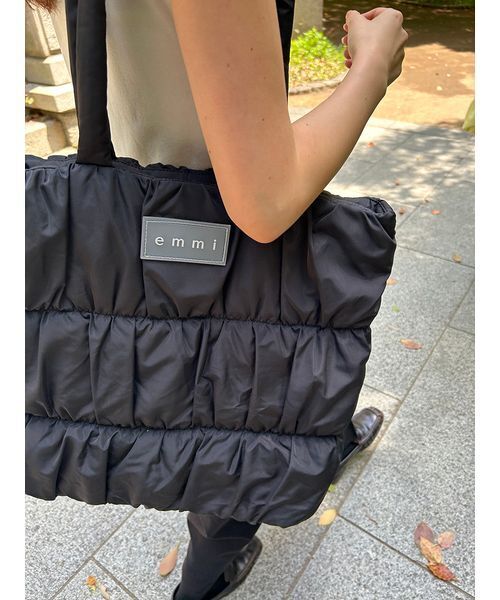 トートバッグ eco emmiロゴパデットトートバッグ レディースの画像