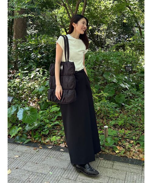 トートバッグ eco emmiロゴパデットトートバッグ レディースの画像