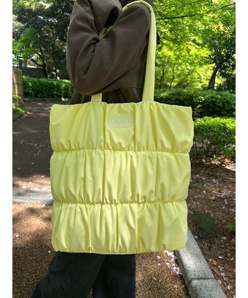 トートバッグ eco emmiロゴパデットトートバッグ レディースの画像