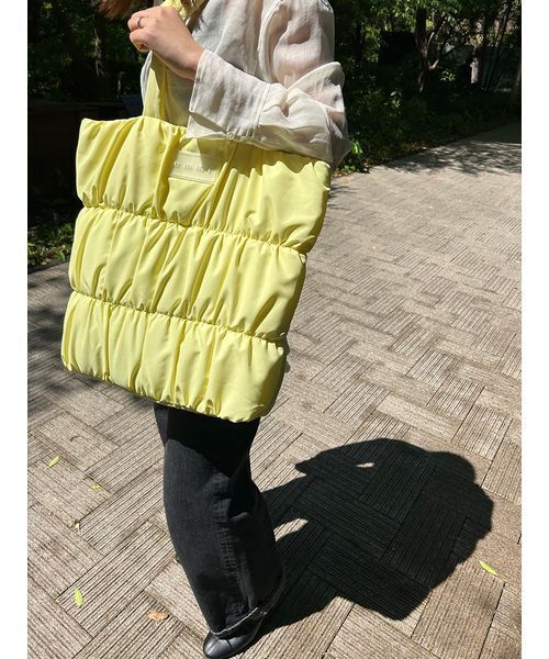 トートバッグ eco emmiロゴパデットトートバッグ レディースの画像