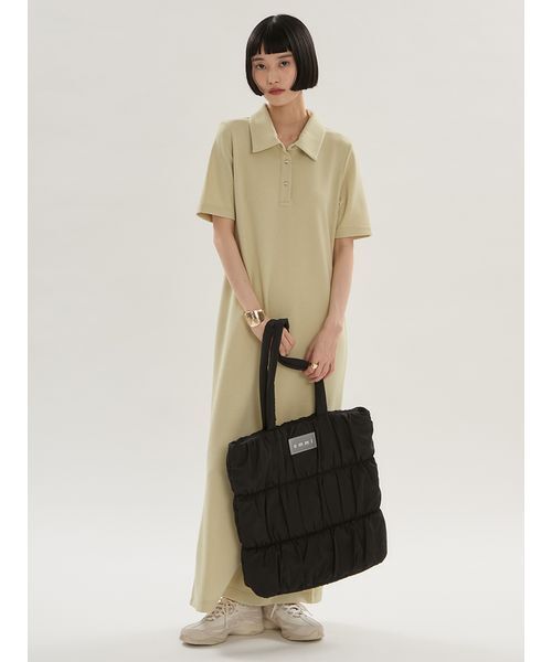 トートバッグ eco emmiロゴパデットトートバッグ レディースの画像
