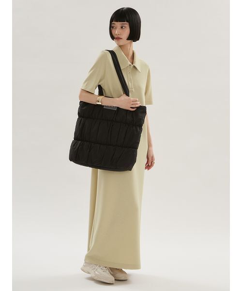 トートバッグ eco emmiロゴパデットトートバッグ レディースの画像