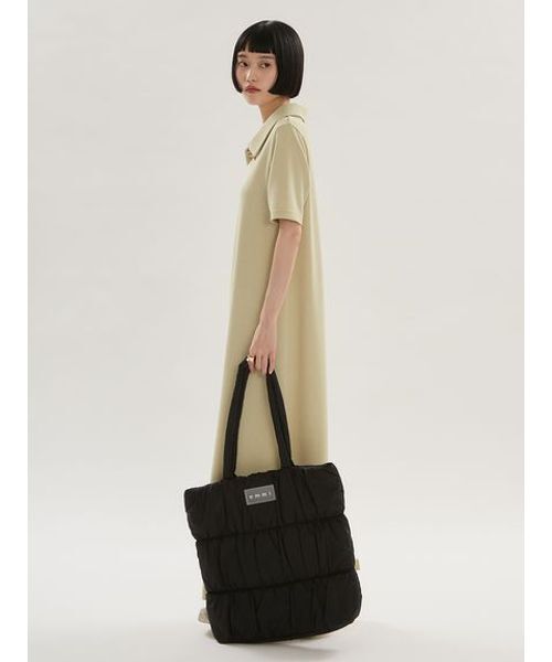 トートバッグ eco emmiロゴパデットトートバッグ レディースの画像