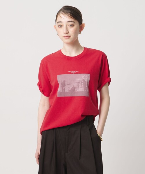 tシャツ 「TICCA」バンド プリント Tシャツ レディースの画像