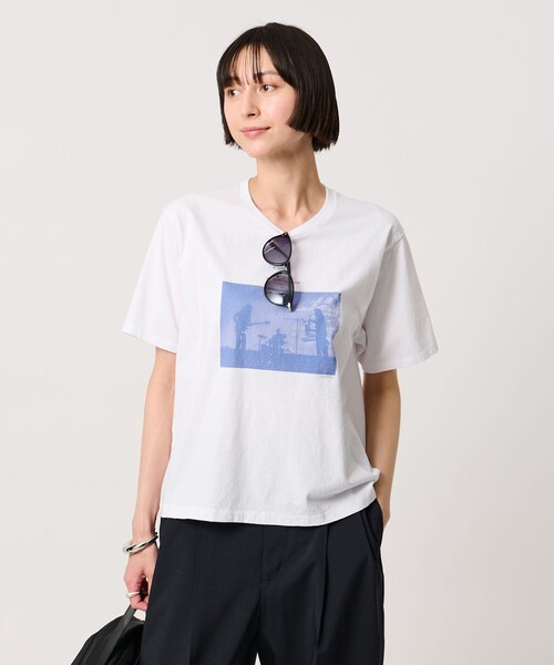 tシャツ 「TICCA」バンド プリント Tシャツ レディースの画像