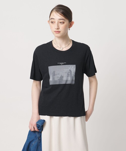 tシャツ 「TICCA」バンド プリント Tシャツ レディースの画像