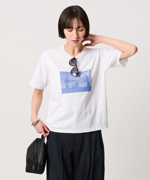 tシャツ 「TICCA」バンド プリント Tシャツ レディースの画像