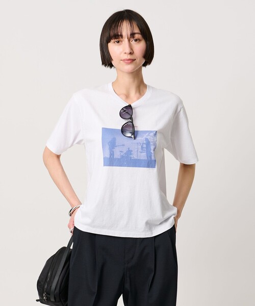 tシャツ 「TICCA」バンド プリント Tシャツ レディースの画像
