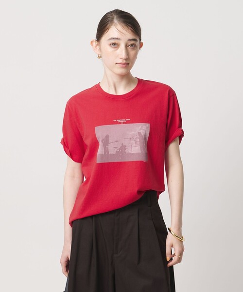 tシャツ 「TICCA」バンド プリント Tシャツ レディースの画像