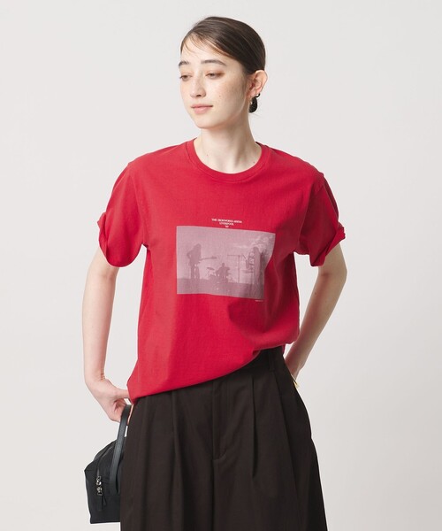 tシャツ 「TICCA」バンド プリント Tシャツ レディースの画像