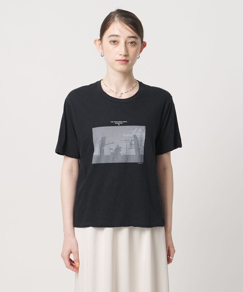 tシャツ 「TICCA」バンド プリント Tシャツ レディースの画像