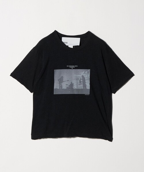 tシャツ 「TICCA」バンド プリント Tシャツ レディースの画像