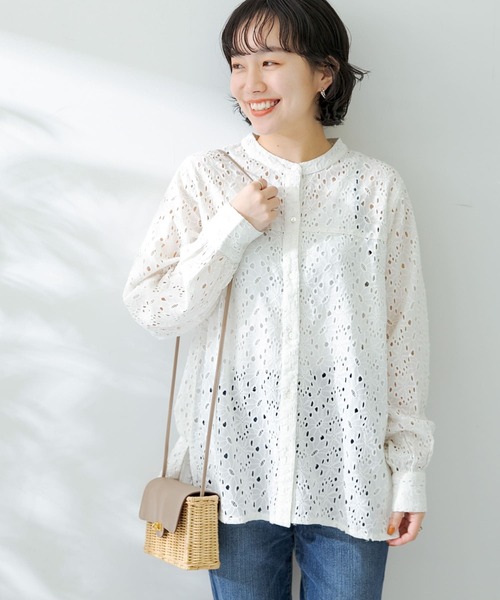 「URBAN RESEARCH Sonny Label」 長袖ブラウス FREE オフホワイト レディース_画像6
