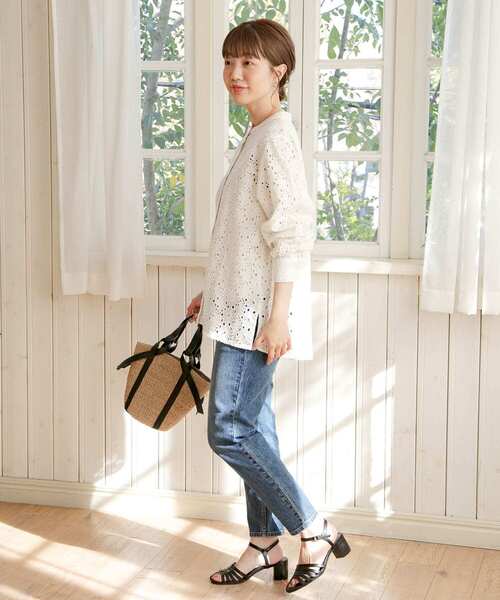 「URBAN RESEARCH Sonny Label」 長袖ブラウス FREE オフホワイト レディース_画像7
