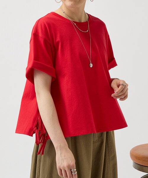 ビアズリーのTシャツ BEARDSLEY（ビアズリー） tシャツ サイドフリンジニットTee レディース