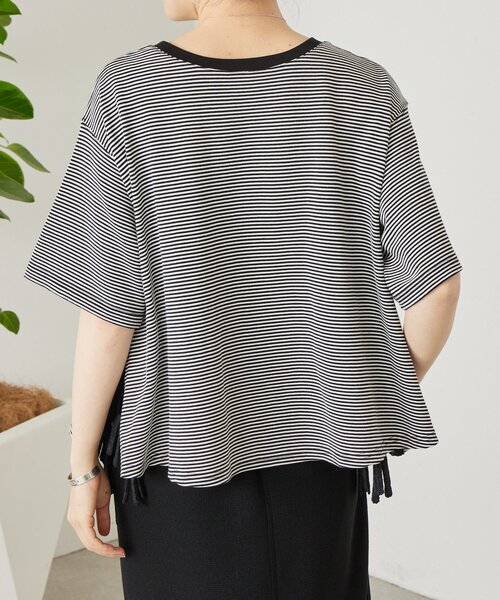 BEARDSLEY（ビアズリー） tシャツ サイドフリンジニットTee レディース