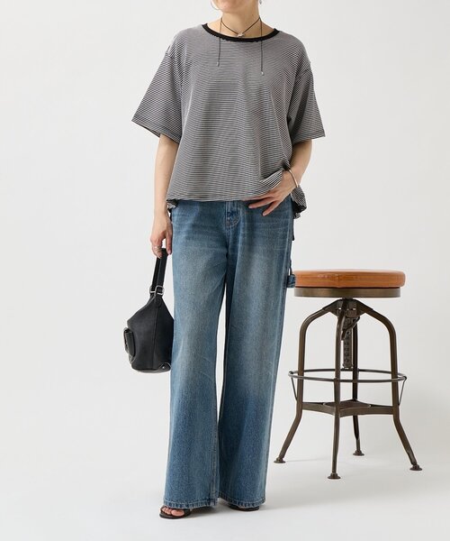BEARDSLEY（ビアズリー） tシャツ サイドフリンジニットTee レディース