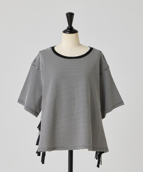 BEARDSLEY（ビアズリー） tシャツ サイドフリンジニットTee レディース
