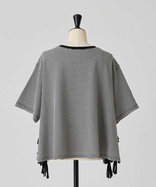 BEARDSLEY（ビアズリー） tシャツ サイドフリンジニットTee レディース