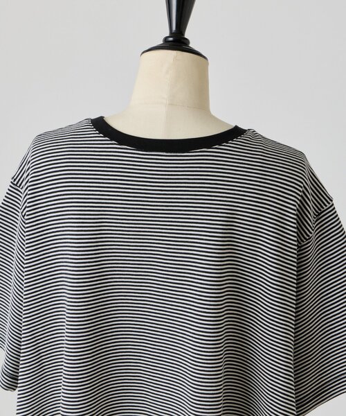 BEARDSLEY（ビアズリー） tシャツ 半袖 サイドフリンジニットTee