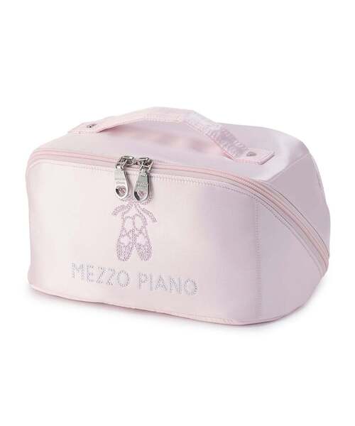 mezzo piano ポーチ 「バレエ」キラキラ ヘアメイクポーチ キッズ 子供 