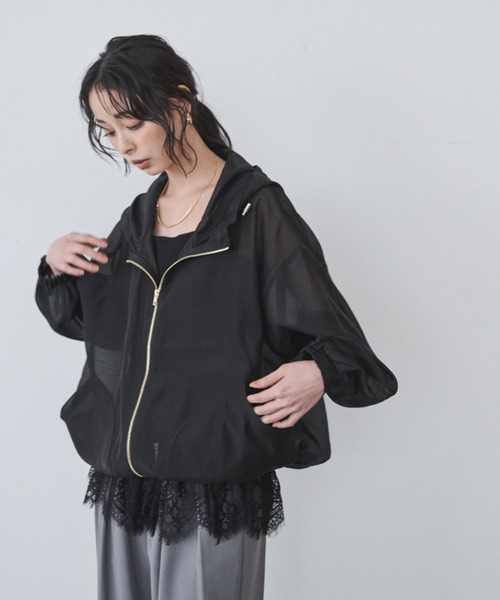 パーカー シアーWジップパーカー レディース : ZOZOTOWN Yahoo!店