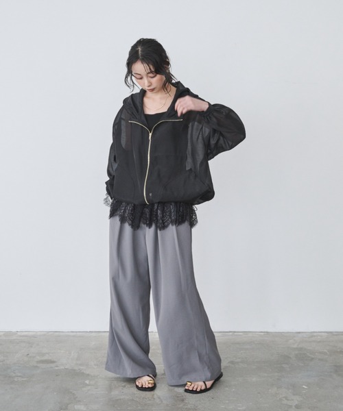 パーカー シアーWジップパーカー レディース : ZOZOTOWN Yahoo!店