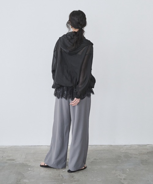 パーカー シアーWジップパーカー レディース : ZOZOTOWN Yahoo!店