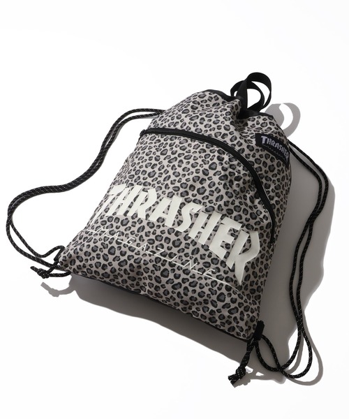 THRASHER レオパード柄リュック swag y2k THRASHER（スラッシャー） デイバック リュック 「THRASHER