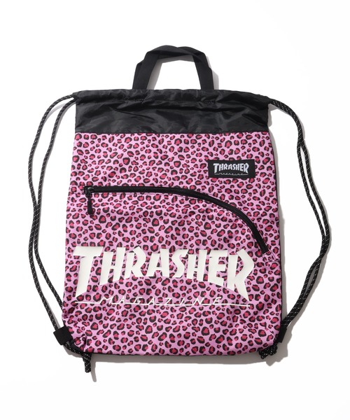 THRASHER レオパード柄リュック swag y2k THRASHER（スラッシャー） デイバック リュック 「THRASHER