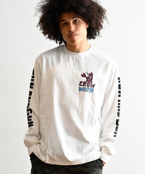 「WILDERNESS EXPERIENCE」 長袖Tシャツ M ブラック メンズ_画像7