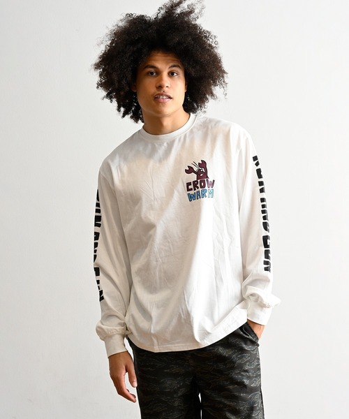 「WILDERNESS EXPERIENCE」 長袖Tシャツ M ブラック メンズ_画像8