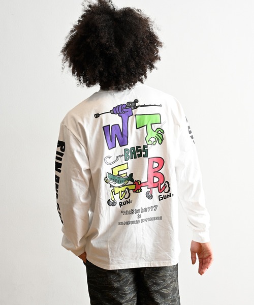 「WILDERNESS EXPERIENCE」 長袖Tシャツ M ブラック メンズ_画像9