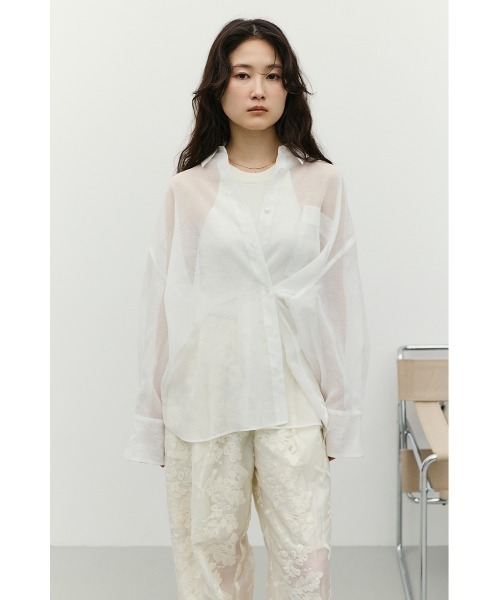 STYLEMIXER（スタイルミキサー） ブラウス シャツ 夏 「4色展開・長袖