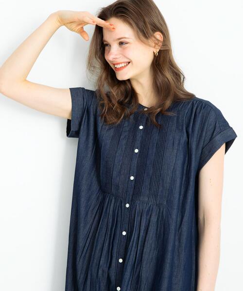 URBAN RESEARCH Sonny Label ワンピース URBAN RESEARCH Sonny Label 半袖ワンピース FREE ライトインディゴ