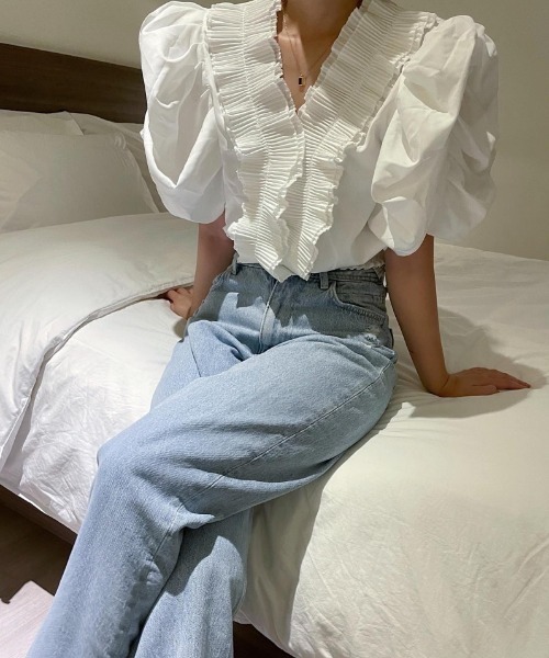 「FAVORITO」 半袖カットソー F ホワイト レディース_画像6
