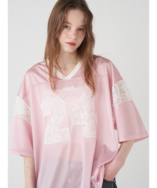 「FURFUR」 半袖Tシャツ「Kamikoコラボ」 ONE SIZE ブラック レディース_画像7