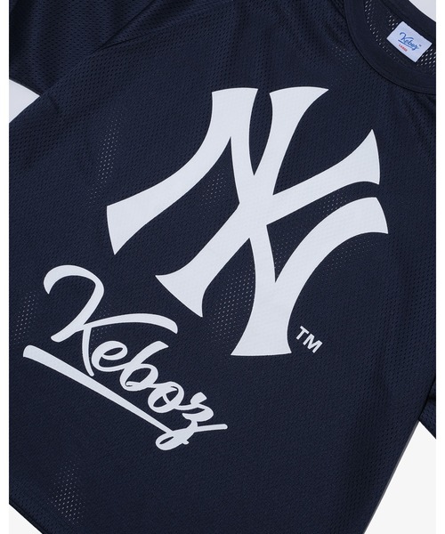 KEBOZ（ケボズ） tシャツ × MLB NEW YORK YANKEES MESH TEE メンズ