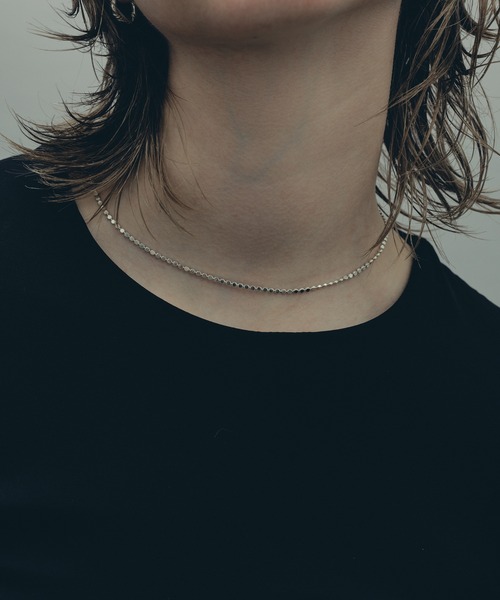 whoseA（フーシー） ネックレス 「silver925」FlatballChainNecklace