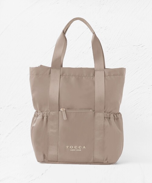 TOCCA トッカ リュックCIELO TRAVELトートバッグ２wayベージュ TOCCA（トッカ） デイバック リュック CIELO TRAVEL BACKPACK バック